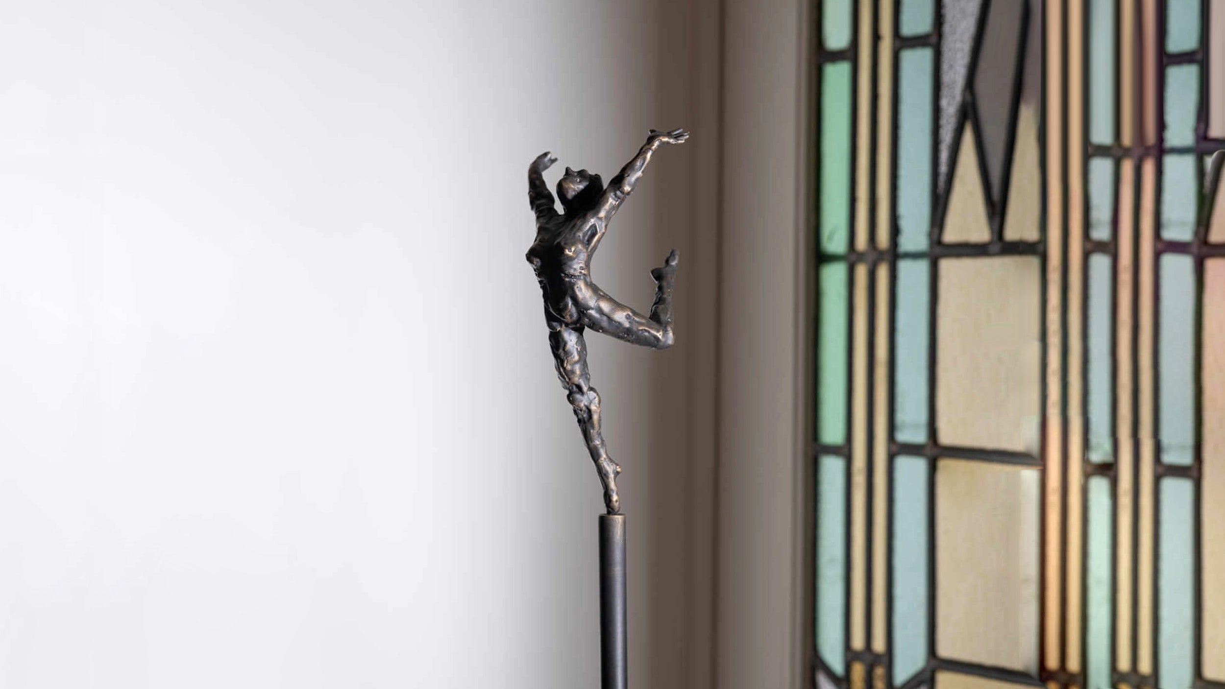 Desktop / Performance bronze sculpture, designed by Jacques Vanroose for Gardeco