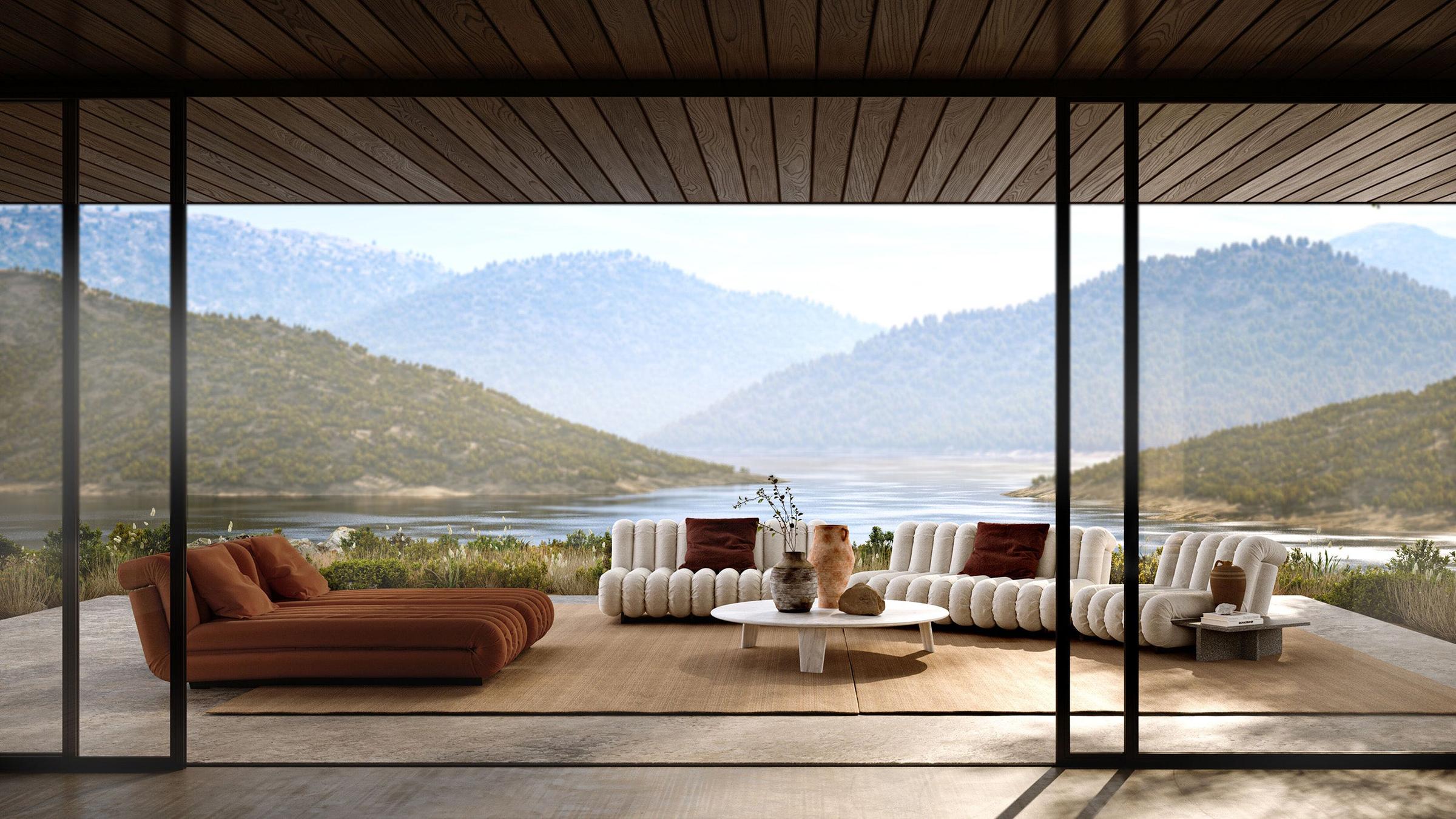 Exteta Outdoor Sofa Periscopio Sofa