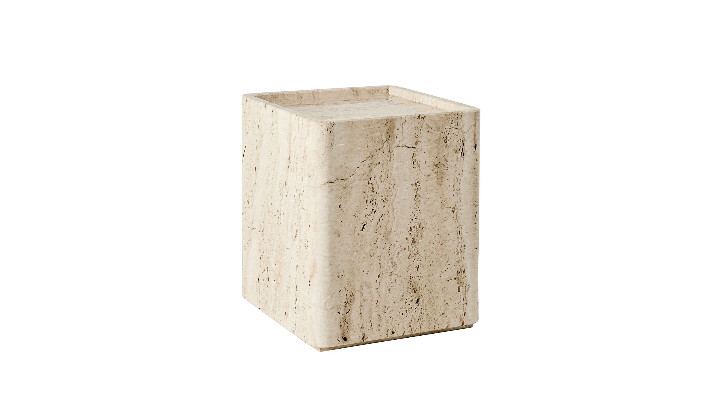 Desktop / Pietra Side Table, designed by GamFratesi and made by Gubi