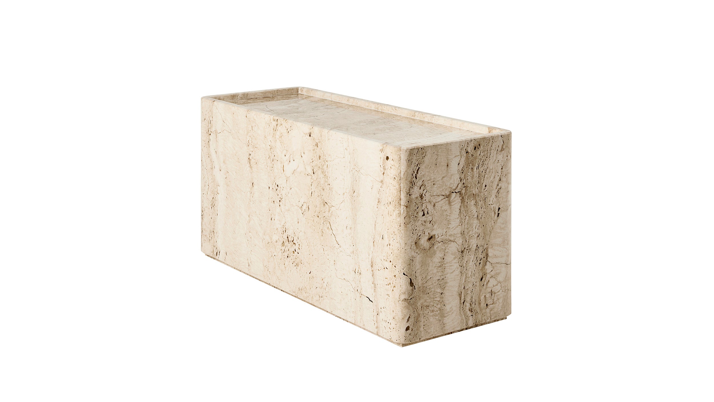 Desktop / Pietra Side Table, designed by GamFratesi and made by Gubi