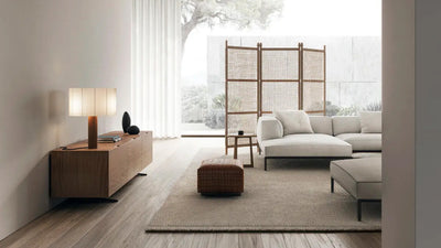 Desktop / Piuma Cabinet, designed by Antonio Citterio for Flexform