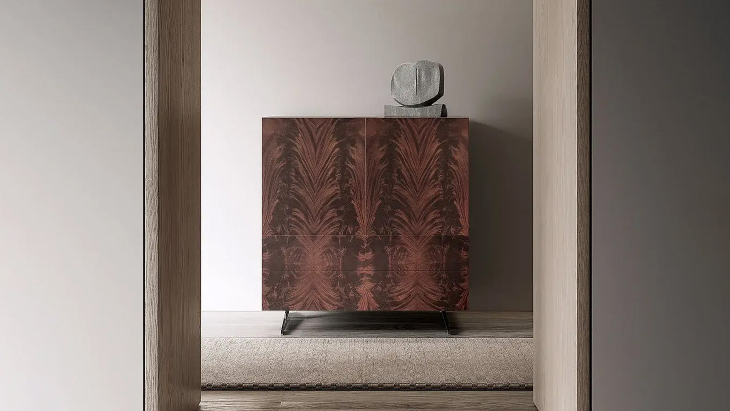 Desktop / Piuma Cabinet, designed by Antonio Citterio for Flexform