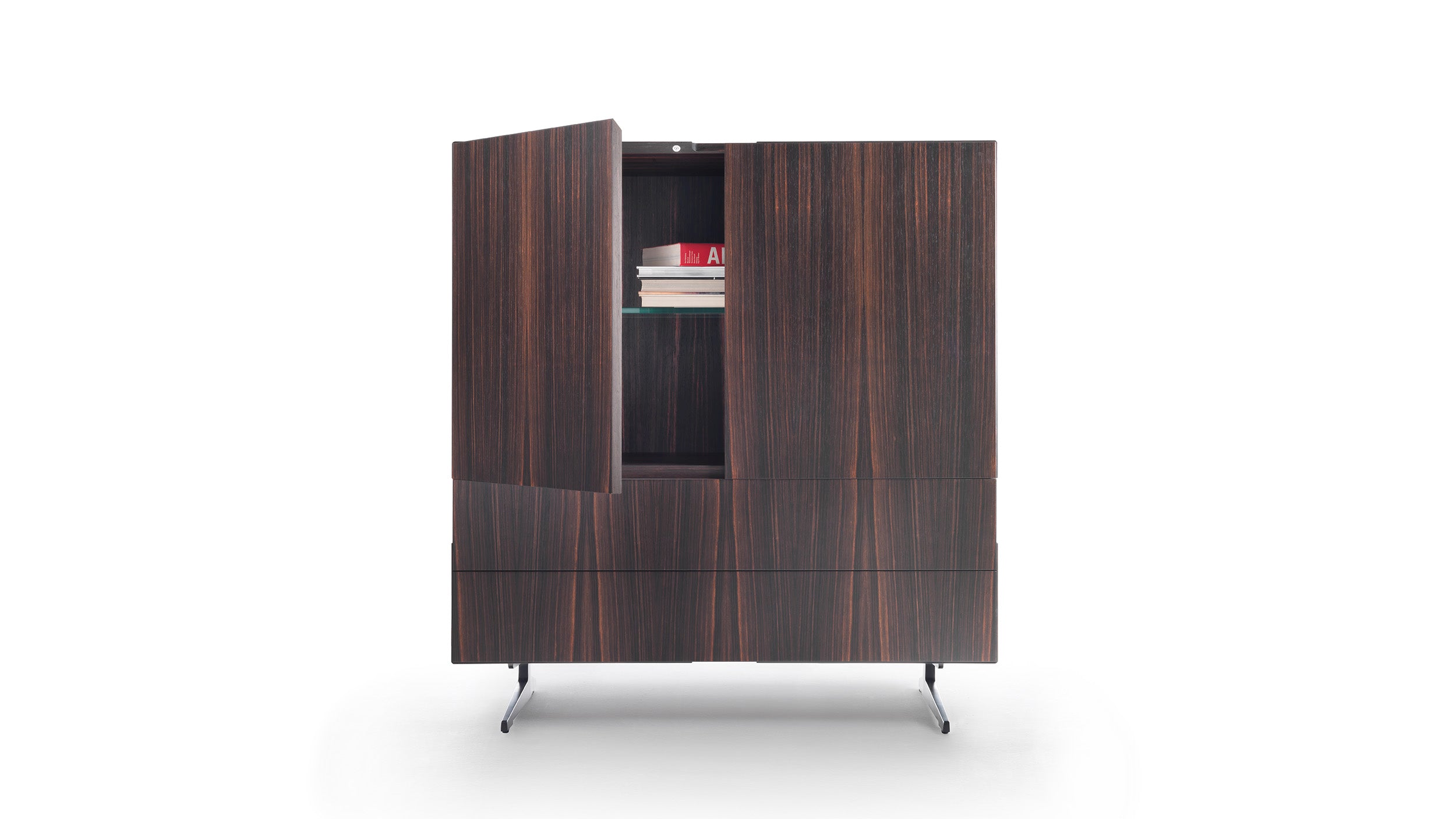 Desktop / Piuma Cabinet, designed by Antonio Citterio for Flexform