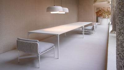 Desktop / Plano Outdoor Dining Table, designed by Francesco Rota for Paola Lenti