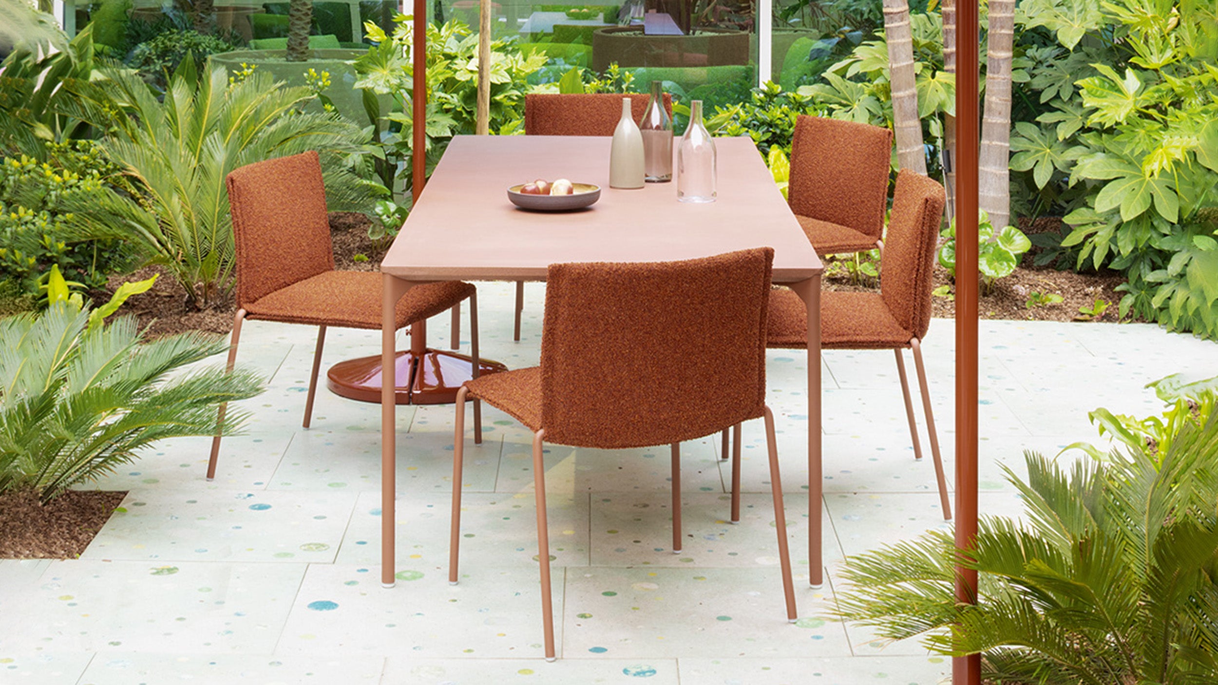 Desktop / Plano Outdoor Dining Table, designed by Francesco Rota for Paola Lenti