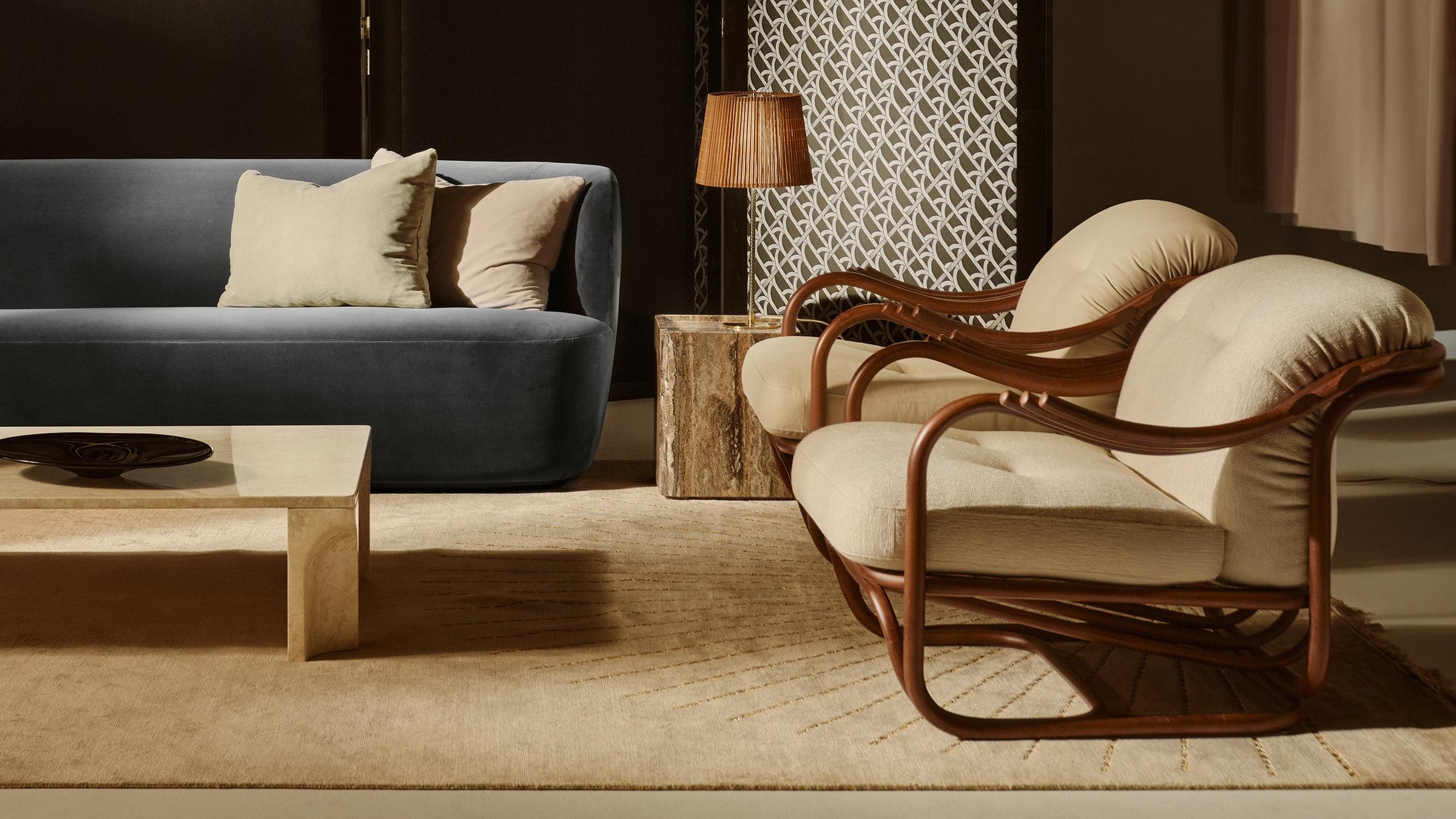 GUBI Lounge Chair Poltrona Tria Lounge Chair