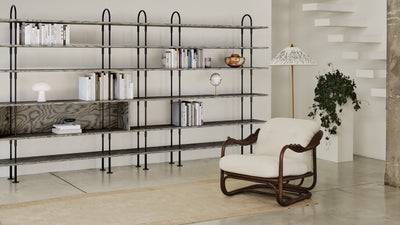 Desktop / Poltrona Tria Lounge Chair, designed by Carlo de Carli and made by Gubi