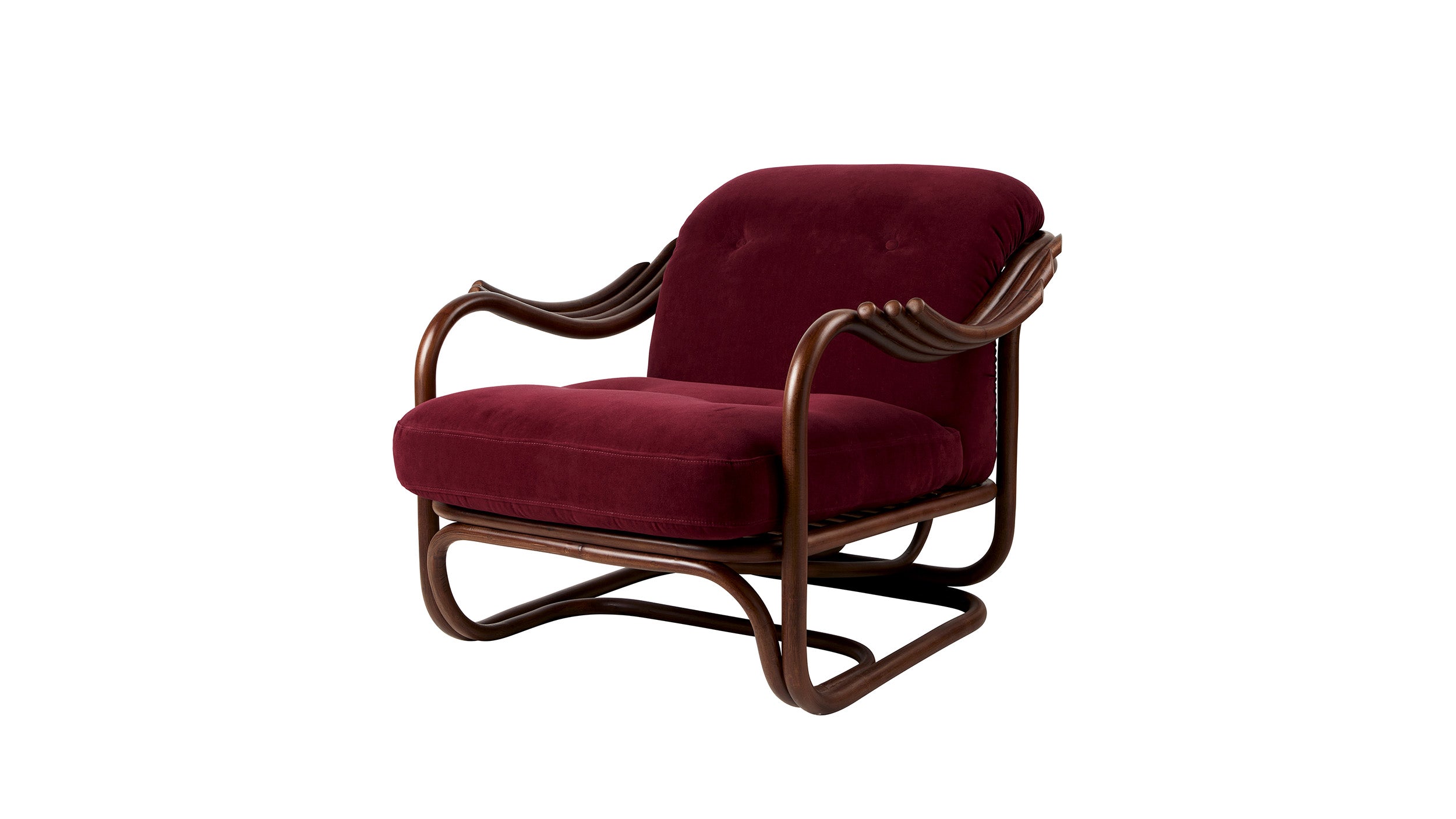 Desktop / Poltrona Tria Lounge Chair, designed by Carlo de Carli and made by Gubi