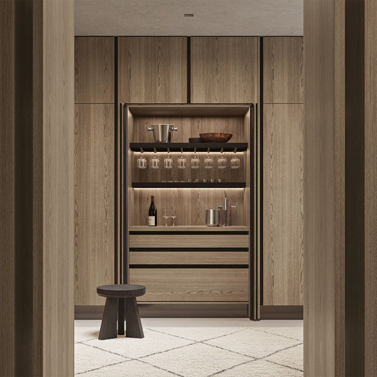 Mobile / Proxima Kitchen, designed by Antonio Citterio for Arclinea