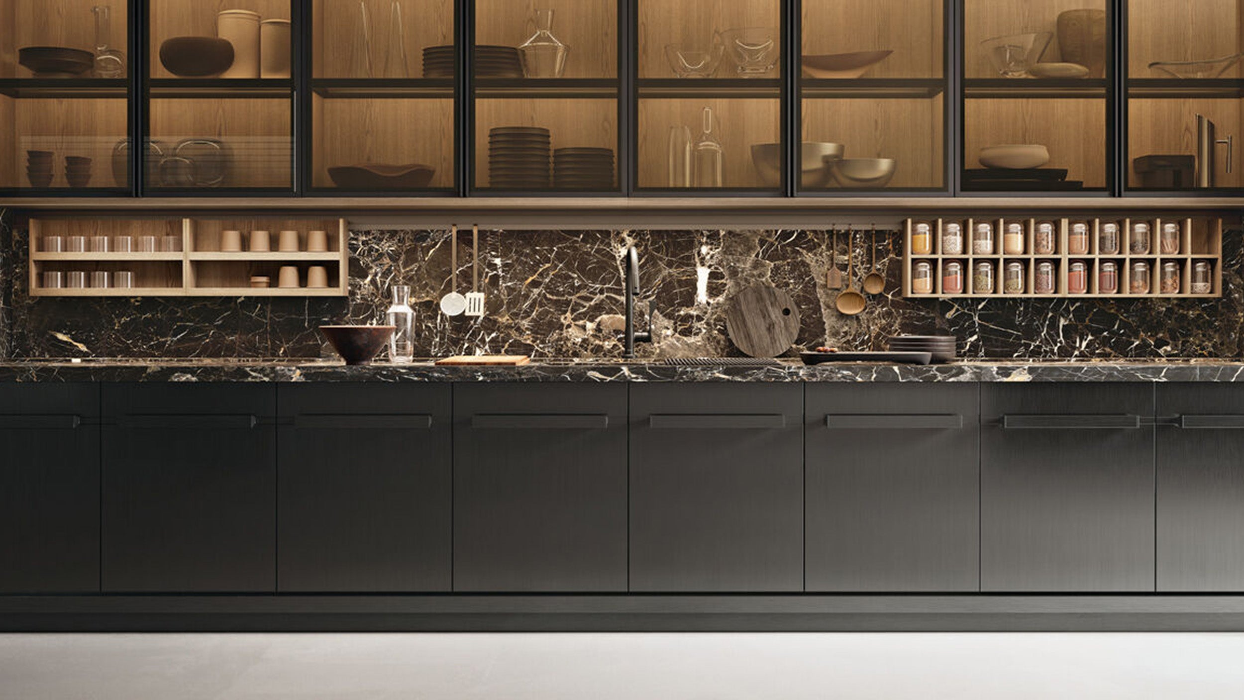 Desktop / Proxima Kitchen, designed by Antonio Citterio for Arclinea
