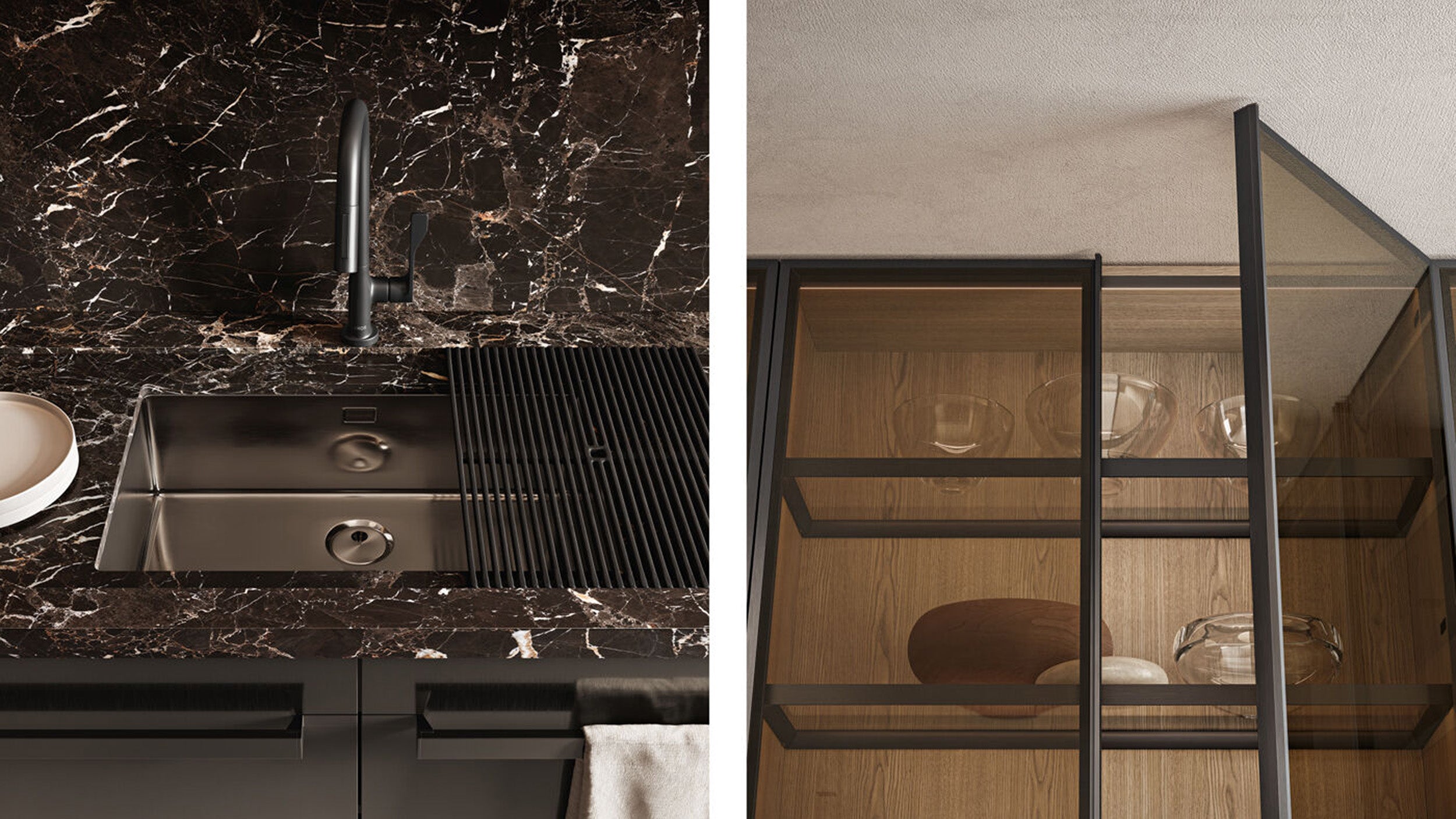 Desktop / Proxima Kitchen, designed by Antonio Citterio for Arclinea