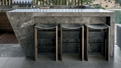 Desktop / Rio Stool, designed by Massimo Castagna for Henge