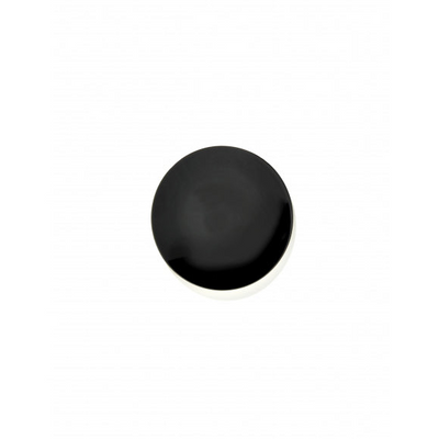 5.5 inches / Desktop / BlackMenu / Dé Solid Glossy Black Plate