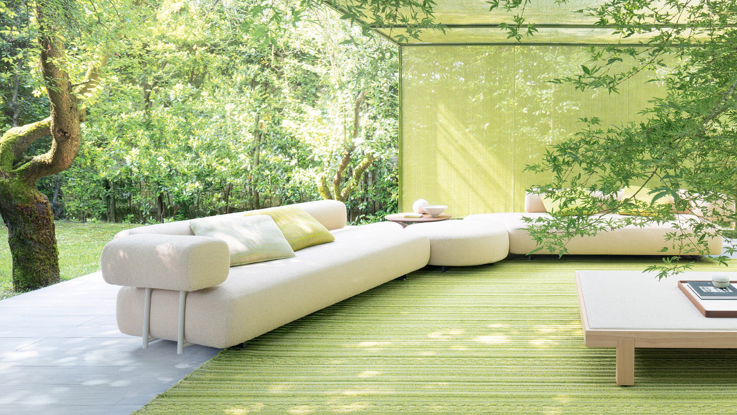 Desktop / Santorini Outdoor Sofa, designed by Francesco Rota for Paola Lenti