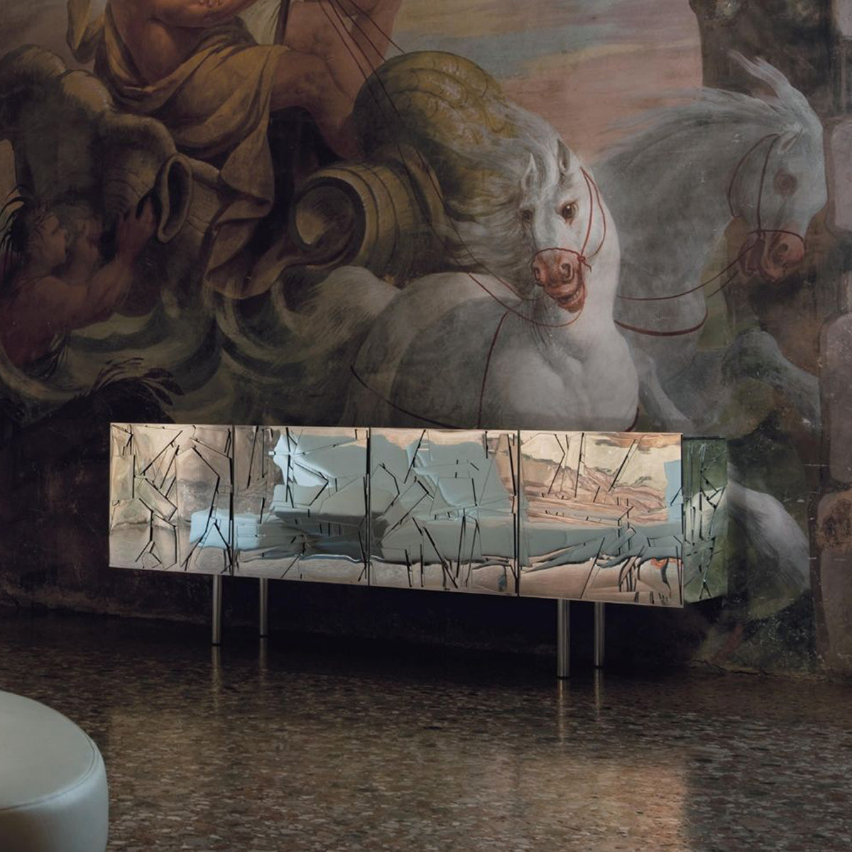 Mobile / Scrigno Cabinet, designed by Fernando and Humberto Campana for Edra