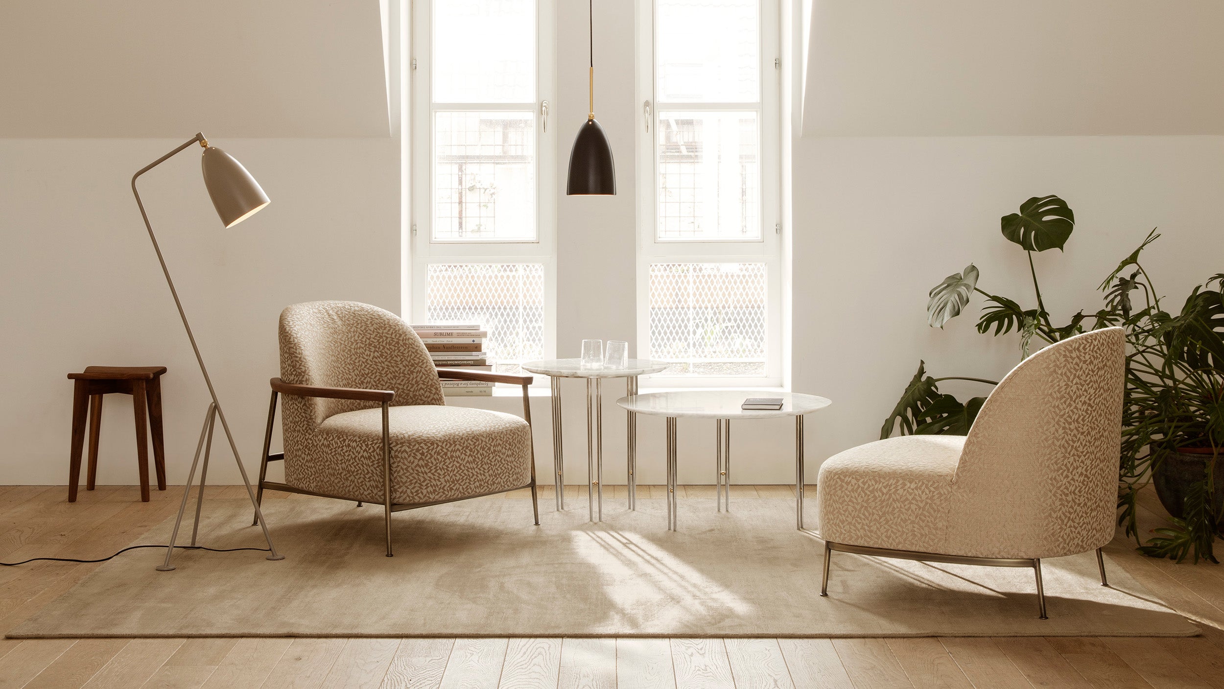 Desktop / Sejour Lounge Chair, designed by GamFratesi and made by Gubi