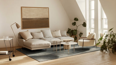 Desktop / Sejour Lounge Chair, designed by GamFratesi and made by Gubi