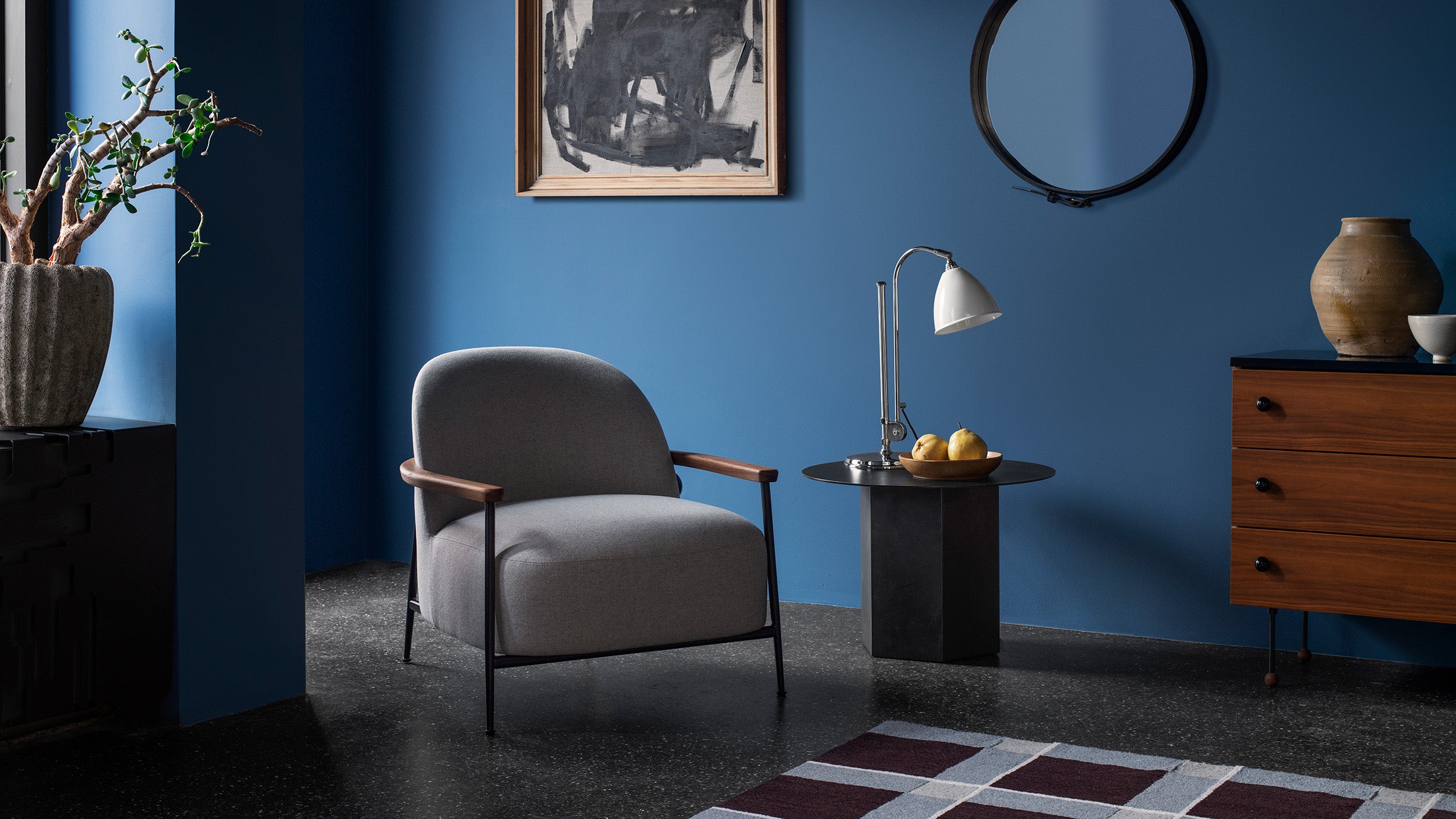 Desktop / Sejour Lounge Chair, designed by GamFratesi and made by Gubi