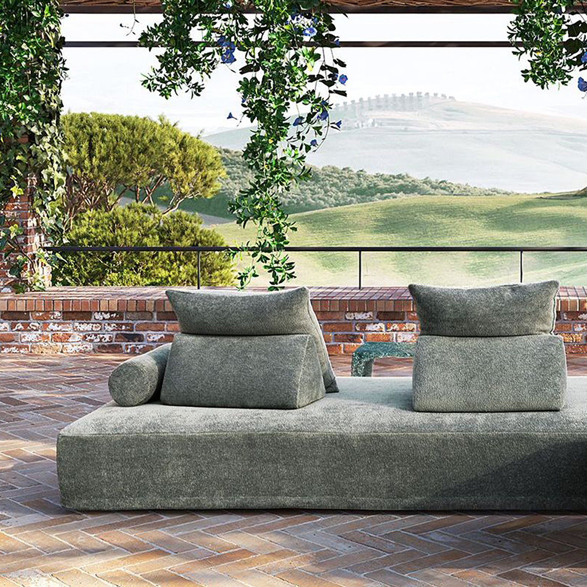 Mobile / Sherazade Outdoor Sofa, designed by Francesco Binfare for Edra