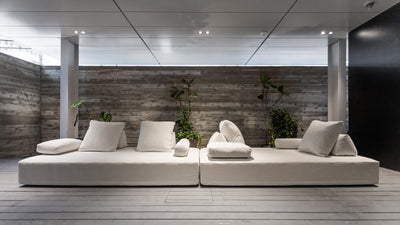 Desktop / Sherazade Outdoor Sofa, designed by Francesco Binfare for Edra