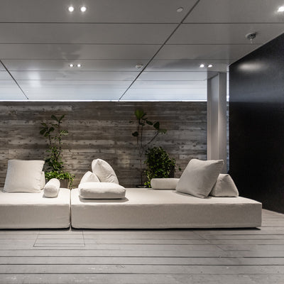 Mobile / Sherazade Outdoor Sofa, designed by Francesco Binfare for Edra