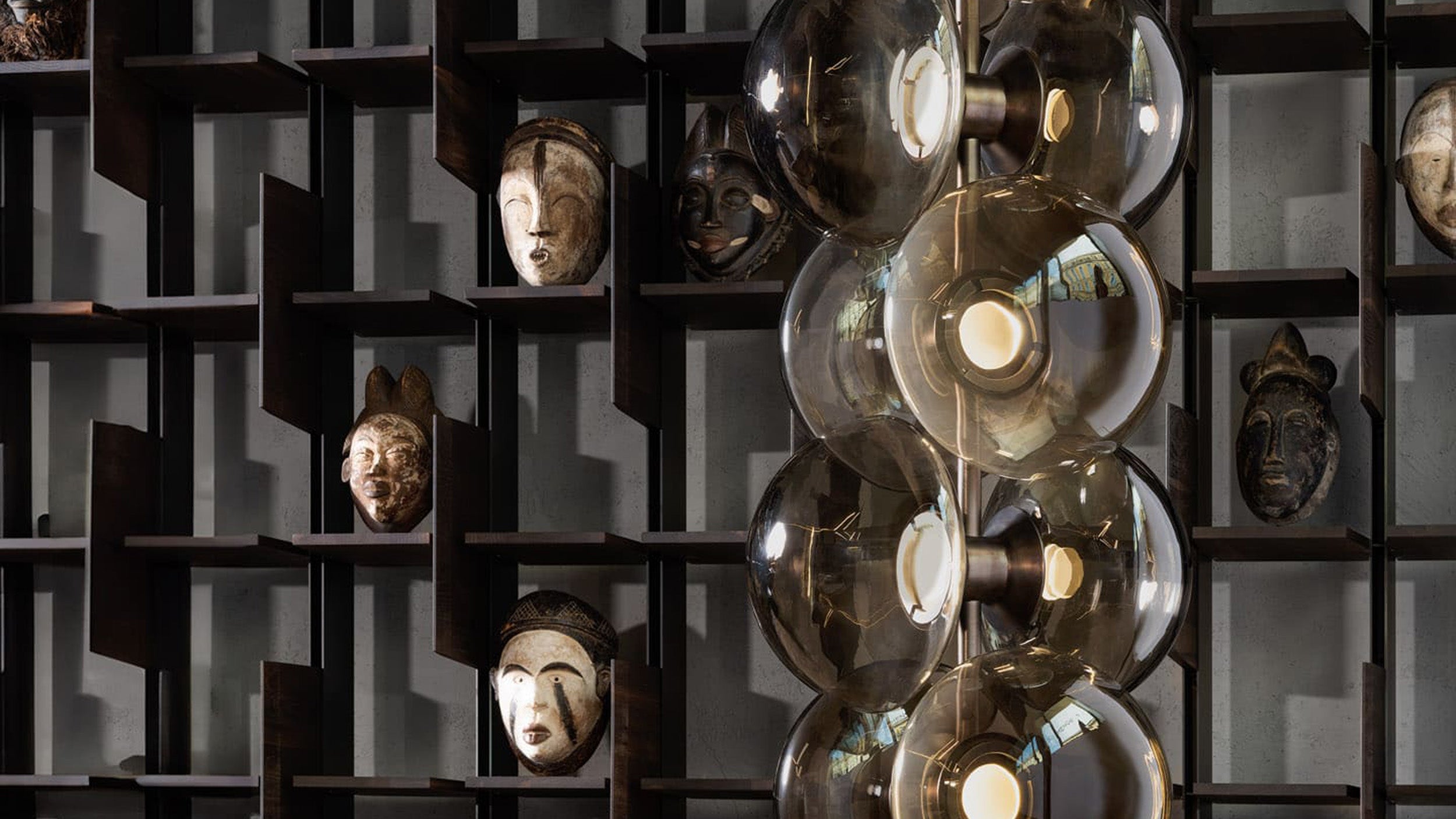 Desktop / Spectre Modular Shelving System, designed by Massimo Castagna for Henge