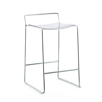 Mobile / Spindle Counter Stool in Glossy White, designed by Piero Lissoni for Porro