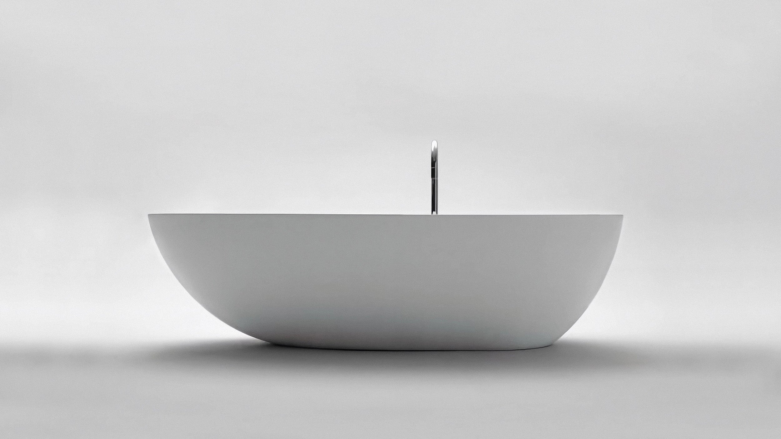 Desktop / Spoon XL Bathtub, designed by Benedini Associati for Agape