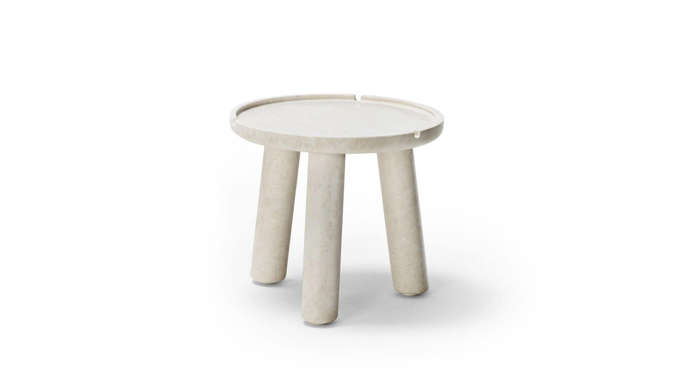 Exteta Coffee Table Stone Round Coffee Table