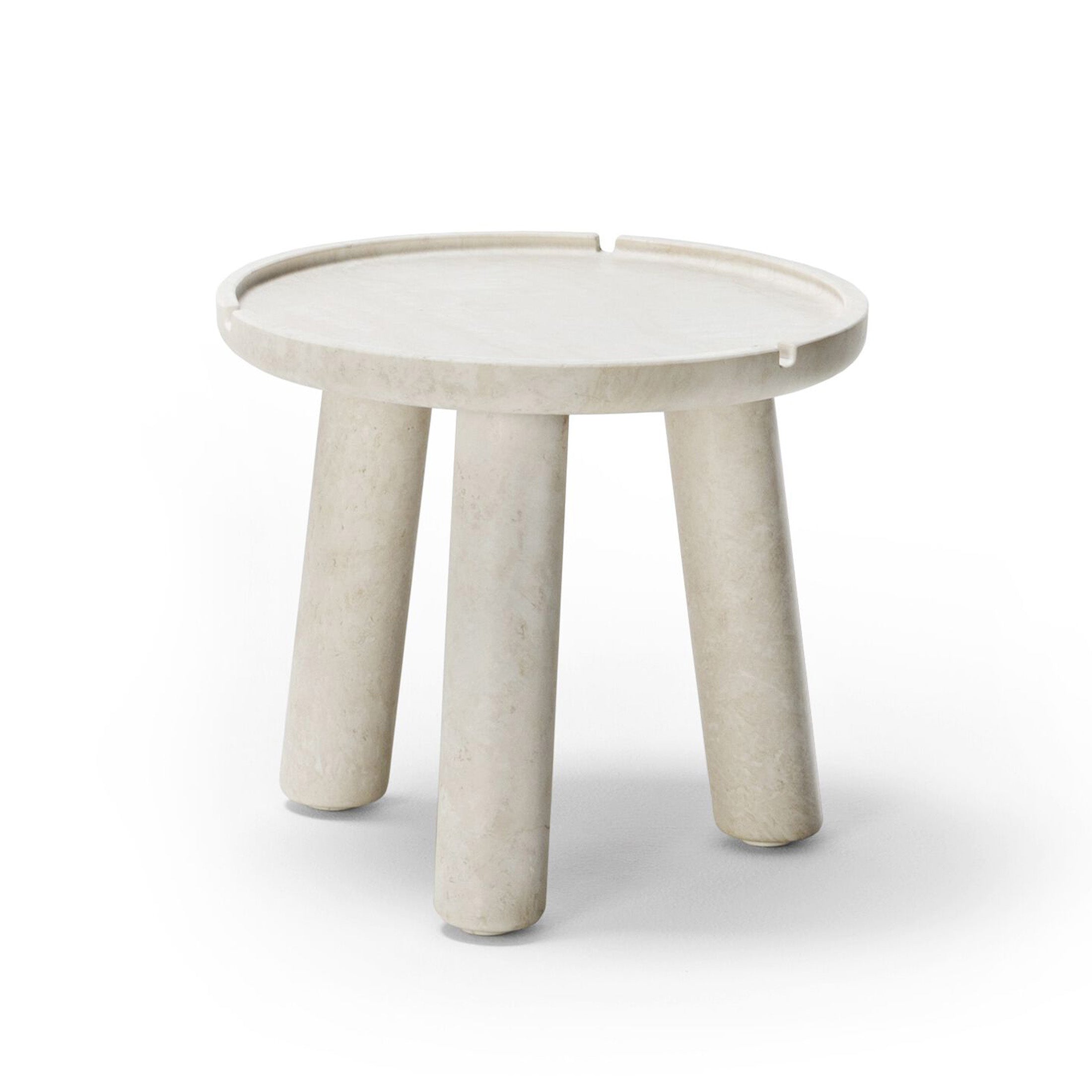 Mobile / Stone Round Coffee Table by Exteta