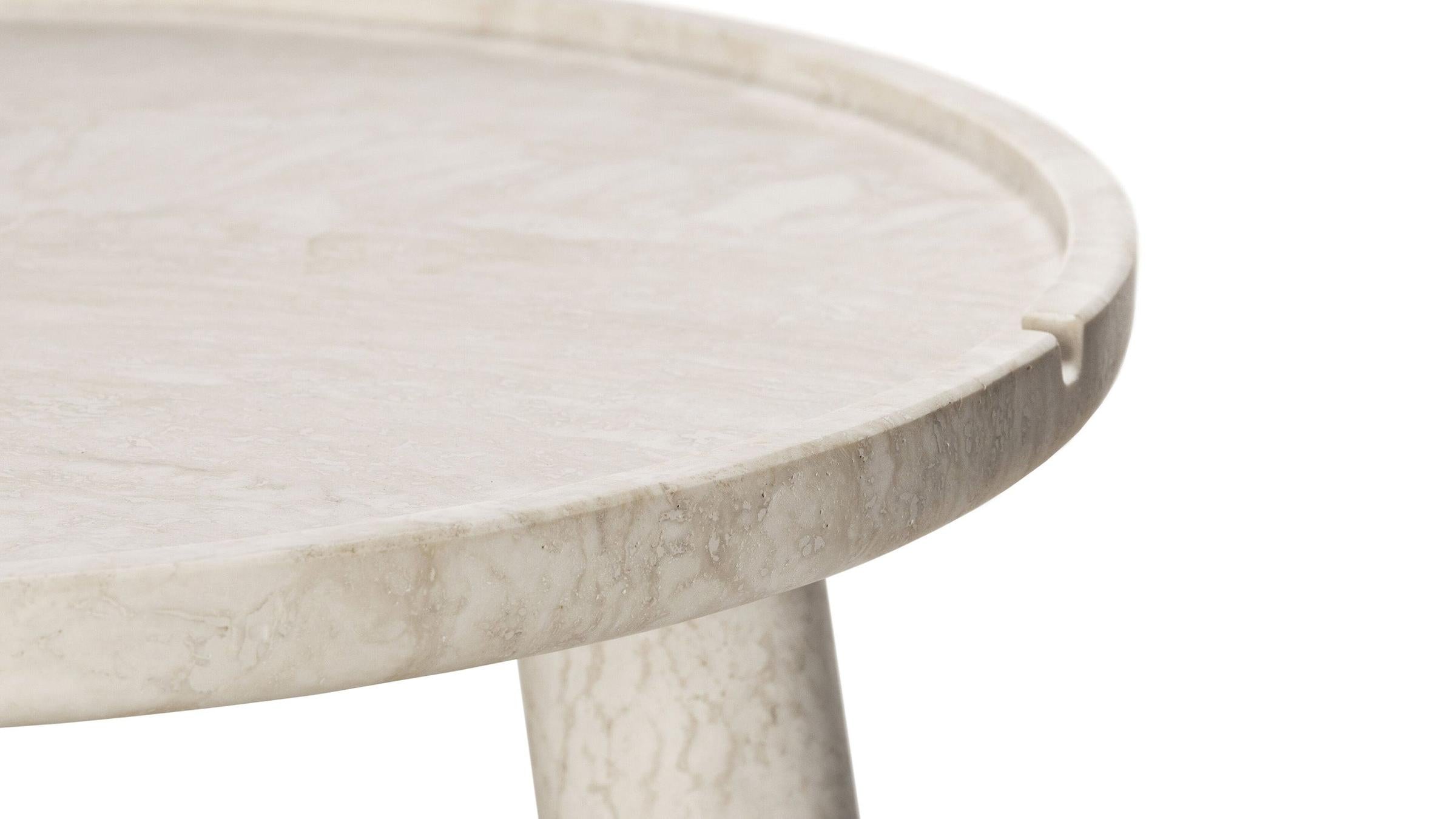Exteta Coffee Table Stone Round Coffee Table
