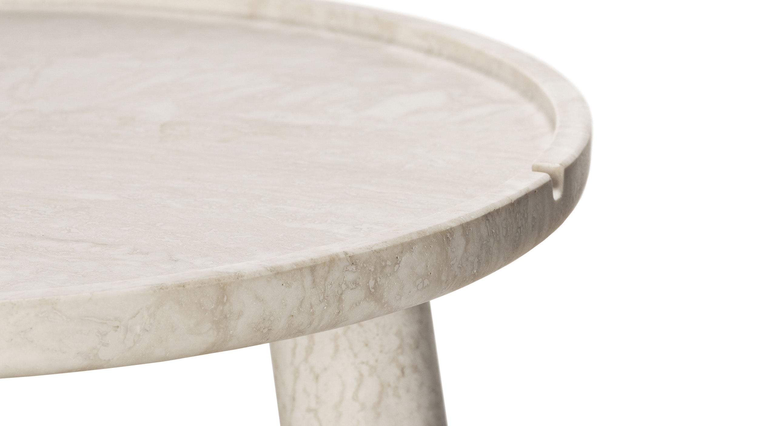 Desktop / Stone Round Coffee Table by Exteta