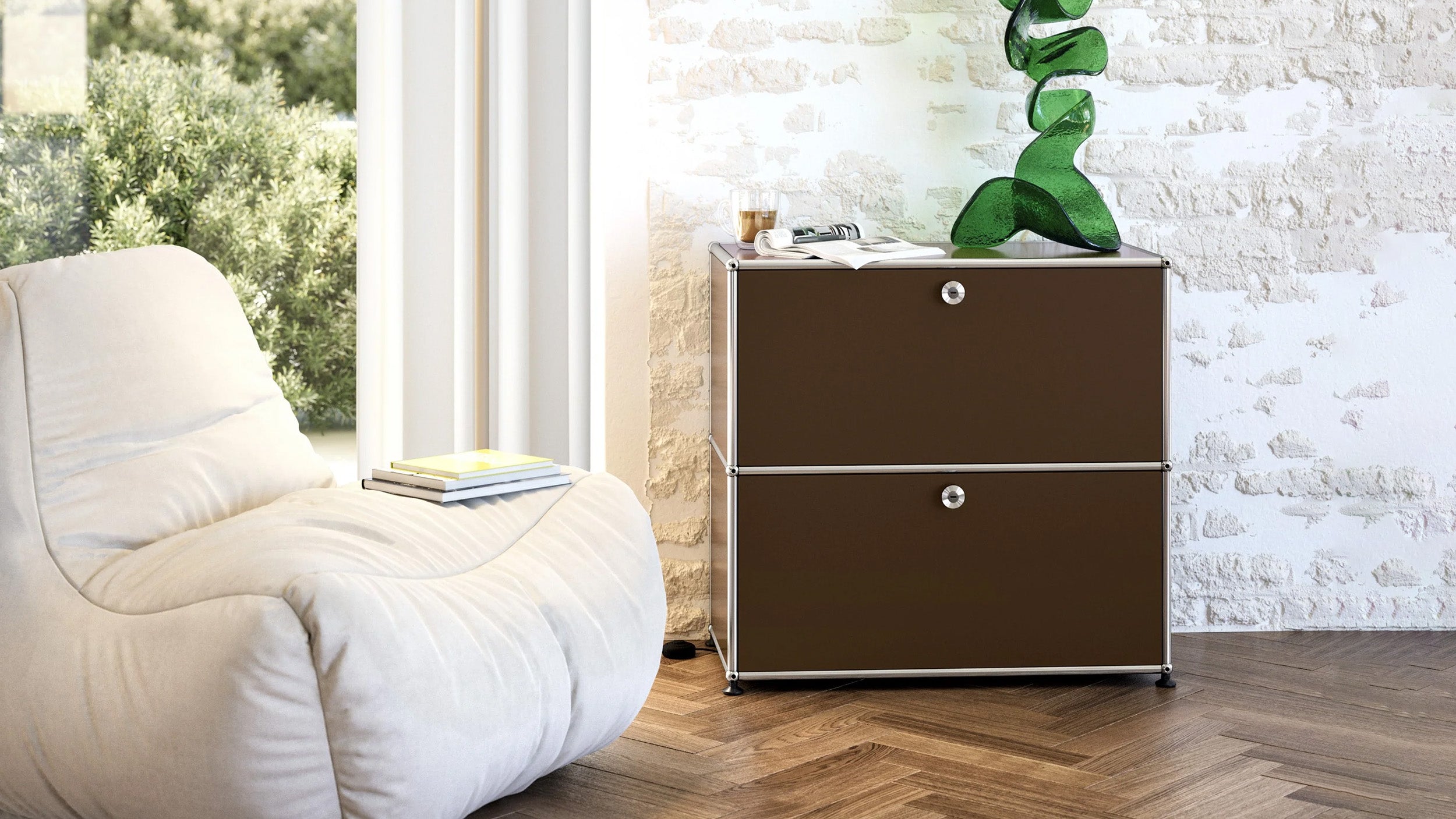 Desktop / Storage (C1A18), made by USM Haller