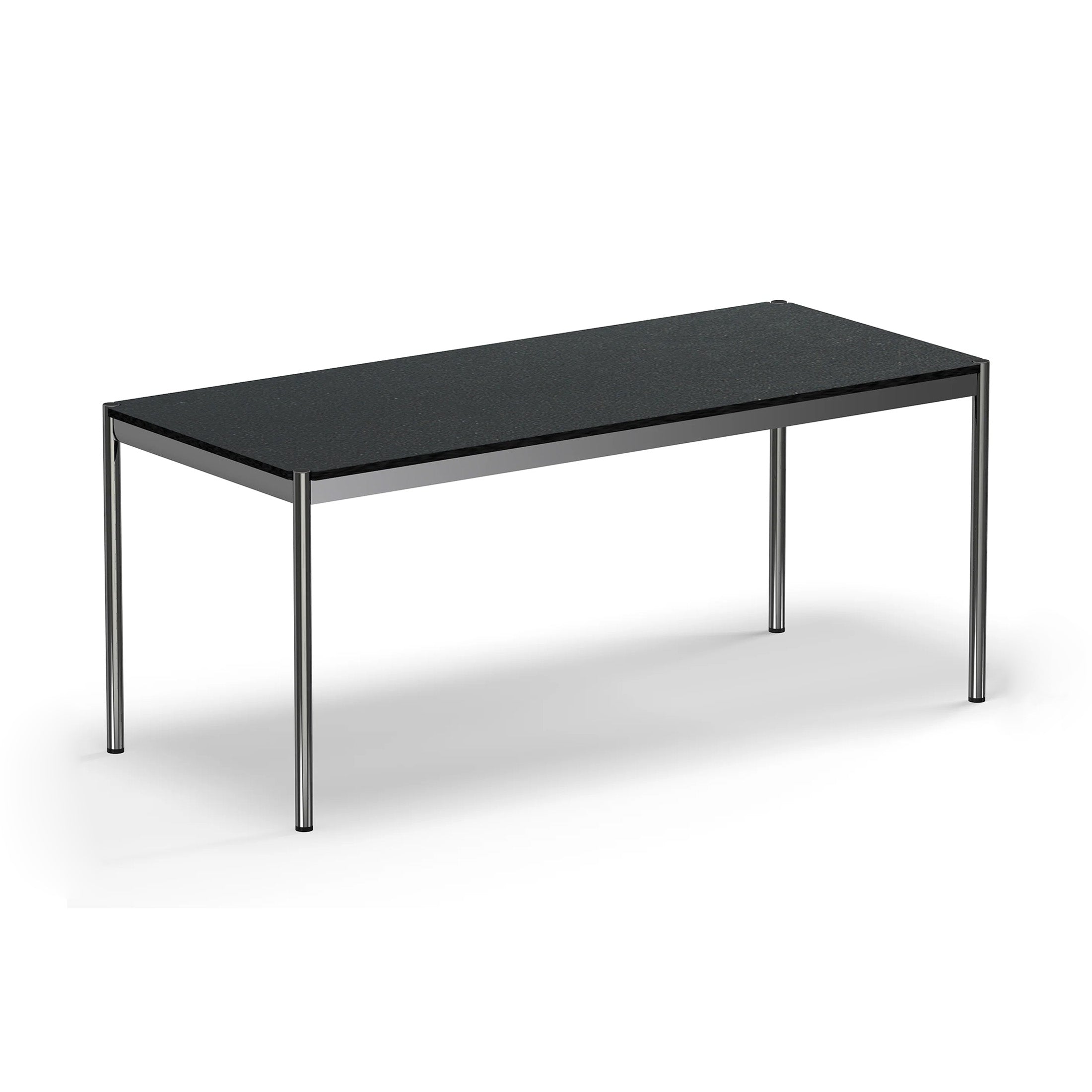 Mobile / Table Black Linoleum (T69), made by USM Haller