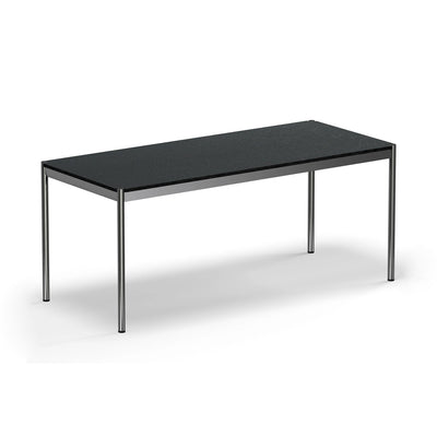 Mobile / Table Black Linoleum (T69), made by USM Haller
