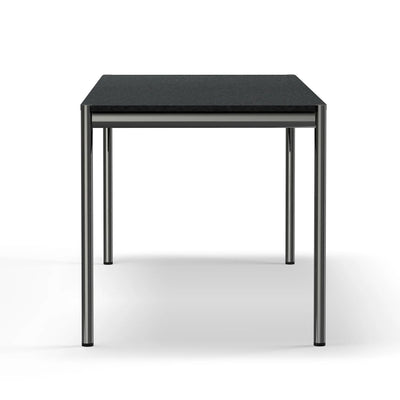 Mobile / Table Black Linoleum (T69), made by USM Haller