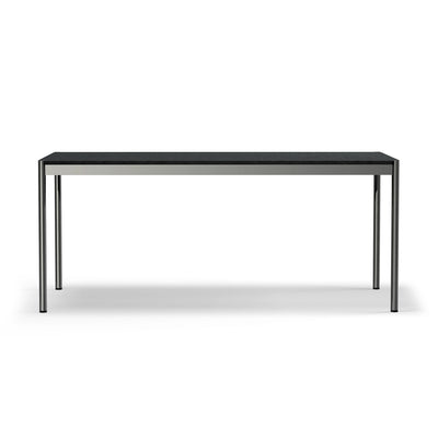 Mobile / Table Black Linoleum (T69), made by USM Haller