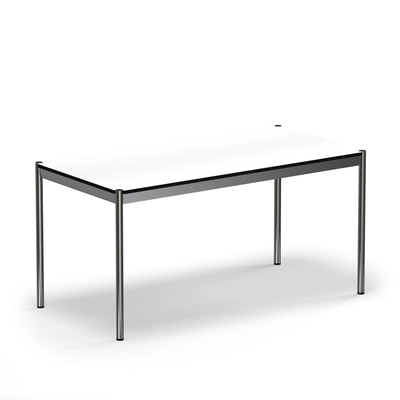 Mobile / Table Pearl Gray White Laminate (T59), made by USM Haller