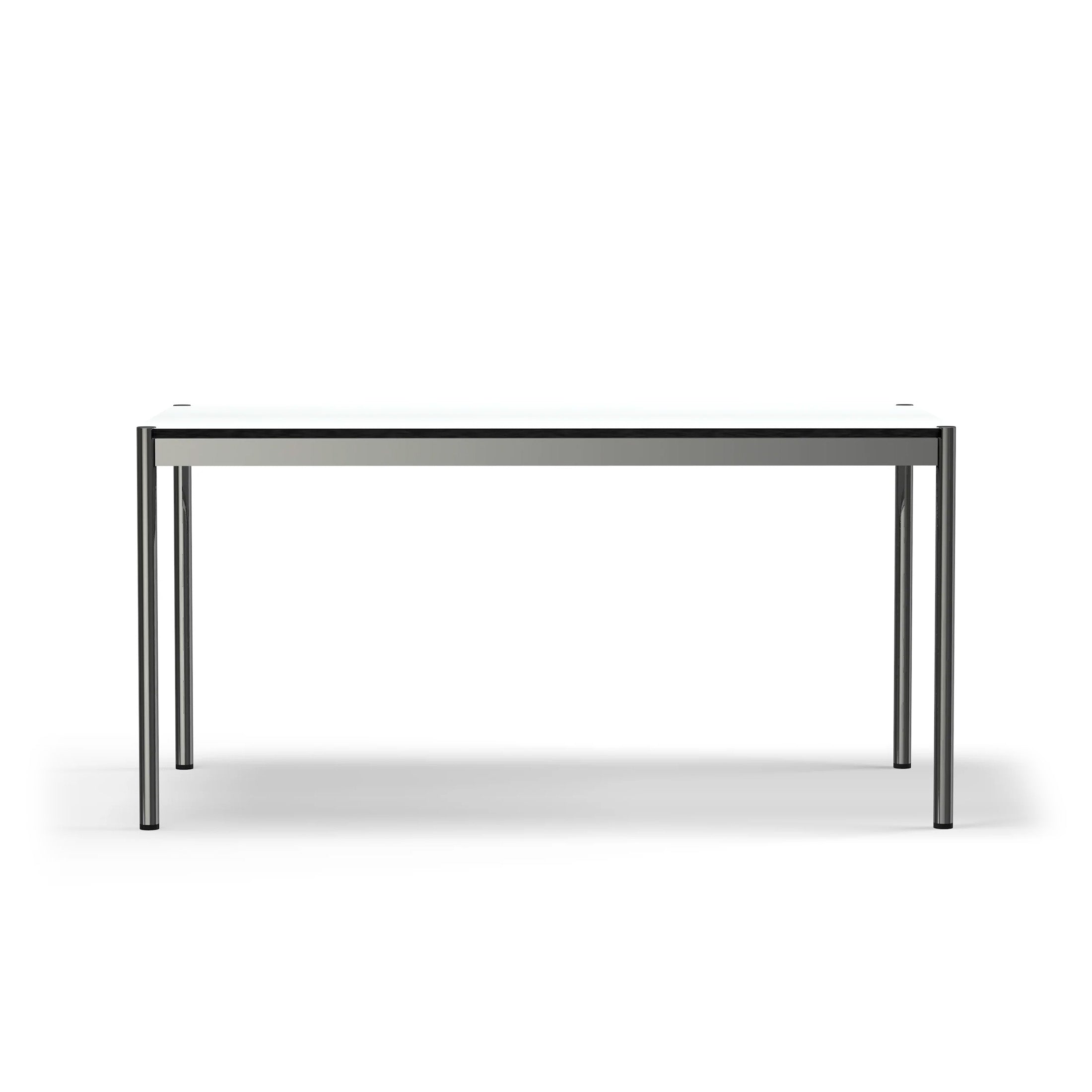 Mobile / Table Pearl Gray White Laminate (T59), made by USM Haller