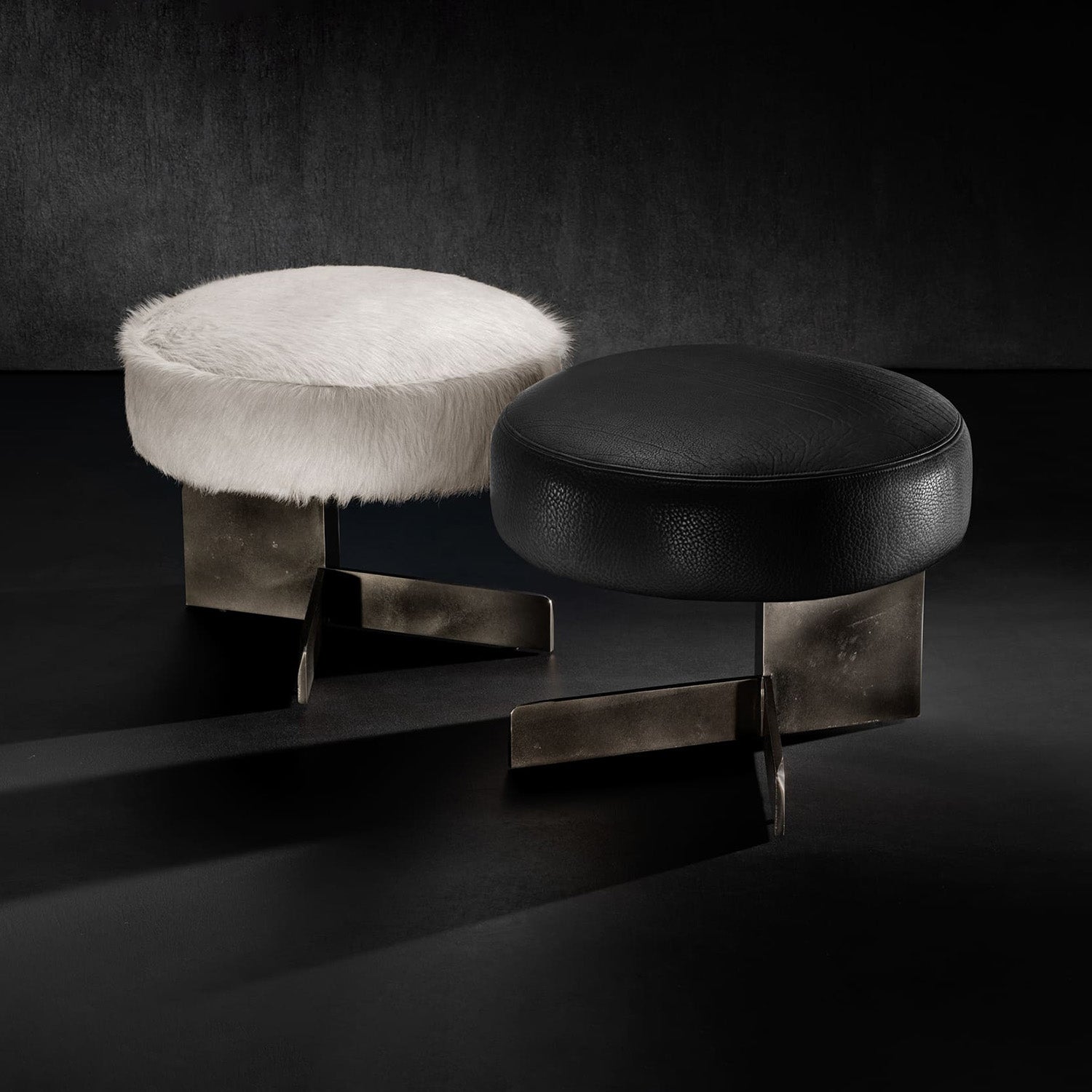 Mobile / Tambourine Pouf, designed by Ugo Cacciatori for Henge