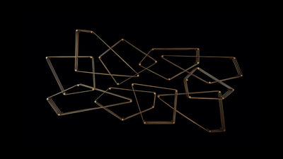 Desktop / Tangram Wall Mounted Shelving, designed by Massimo Castagna for Henge