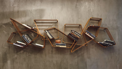 Desktop / Tangram Wall Mounted Shelving, designed by Massimo Castagna for Henge