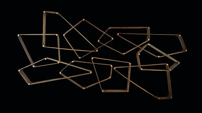 Desktop / Tangram Wall Mounted Shelving, designed by Massimo Castagna for Henge