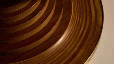 Desktop / Tavolo a Dischi Dining Table, designed by Carlo de Carli and made by Gubi