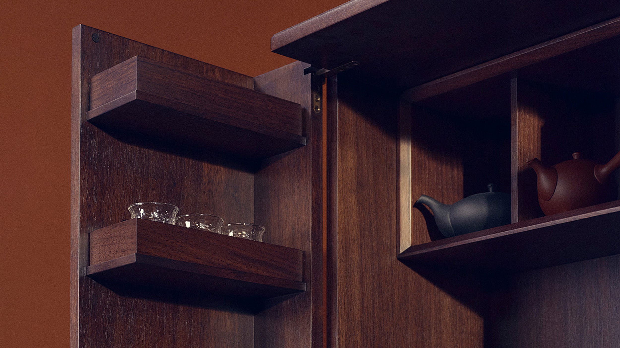 Desktop / Teahouse Cabinet by Christophe Pillet for Ceccotti Collezioni