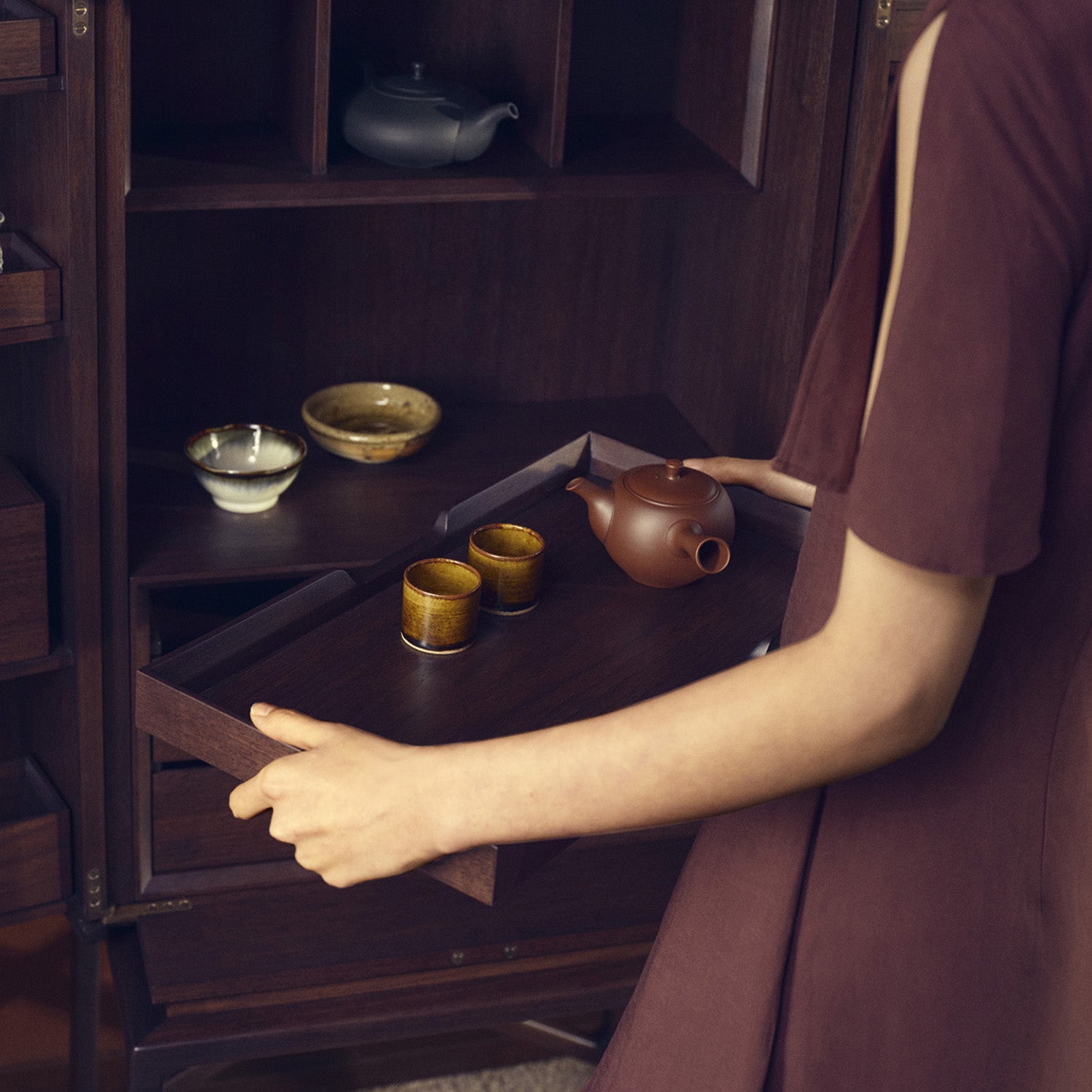 Mobile / Teahouse Cabinet by Christophe Pillet for Ceccotti Collezioni