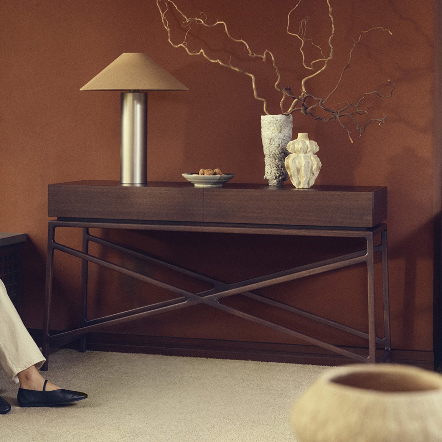 Mobile / Teahouse Console, designed by Christophe Pillet for Ceccotti Collezioni