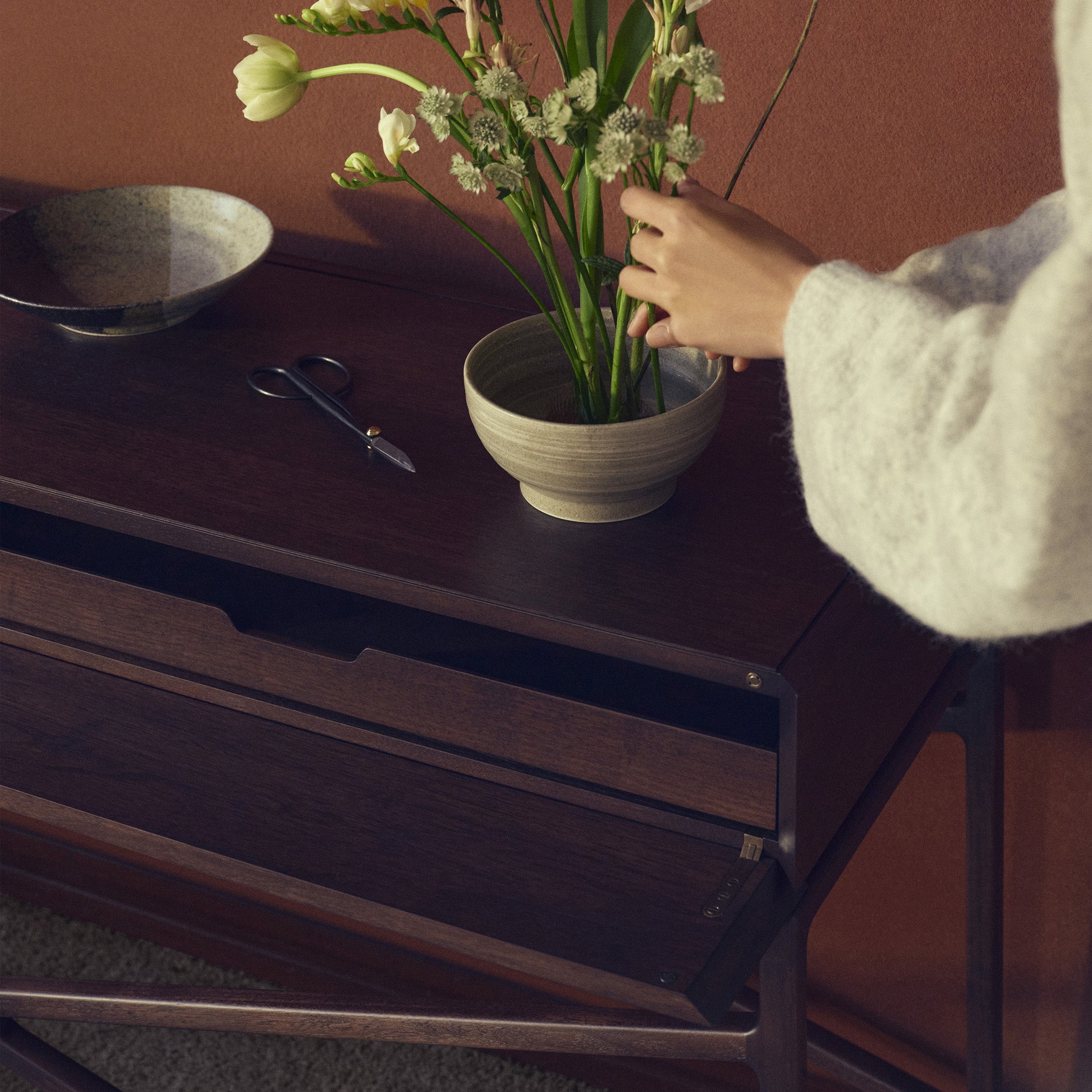Mobile / Teahouse Console, designed by Christophe Pillet for Ceccotti Collezioni