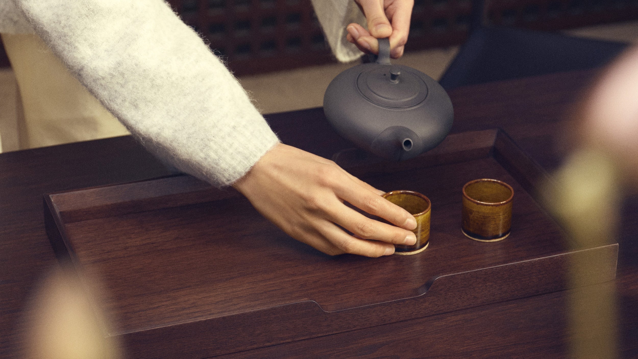 Desktop / Teahouse Table, designed by Christophe Pillet for Ceccotti Collezioni