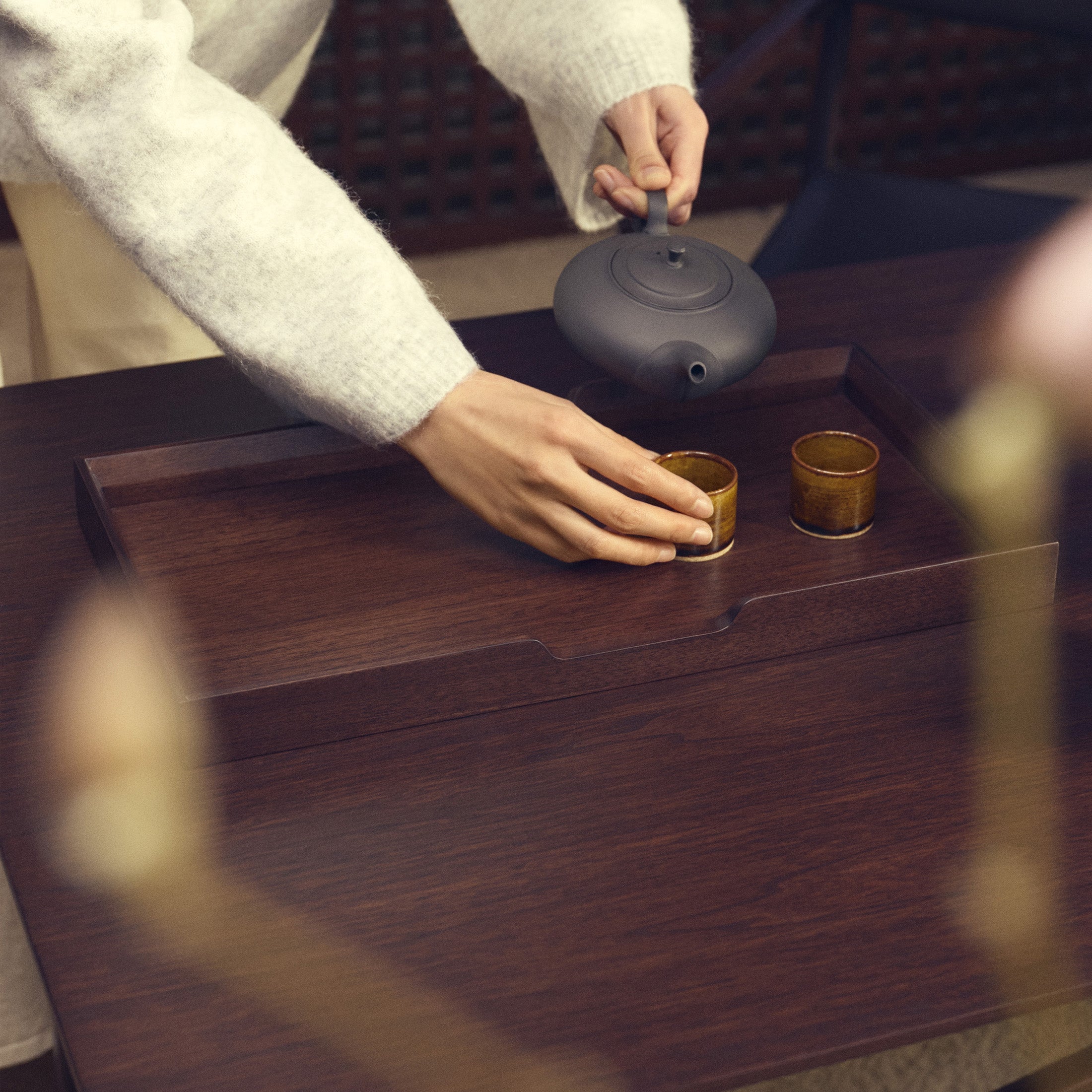 Mobile / Teahouse Table, designed by Christophe Pillet for Ceccotti Collezioni